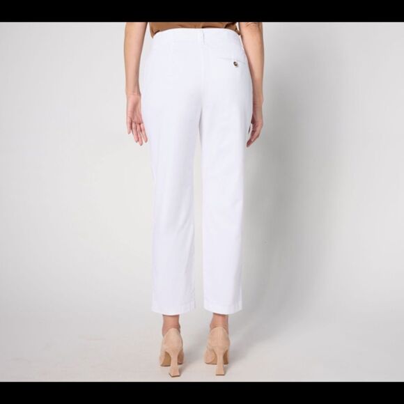 JOAN RIVERS Tru-waist twill ankle pants‎ Small Petite NWT in packaging - Picture 3 of 6